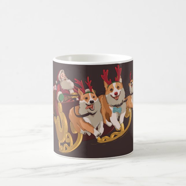 Weihnachtscorgis Kaffeetasse (Mittel)