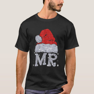 Weihnachtscouple Matching Mr. und Mrs. Weihnachtsm T-Shirt
