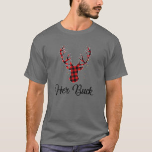 Weihnachtscouple Matching Pajama Set Ihr Buck T-Shirt