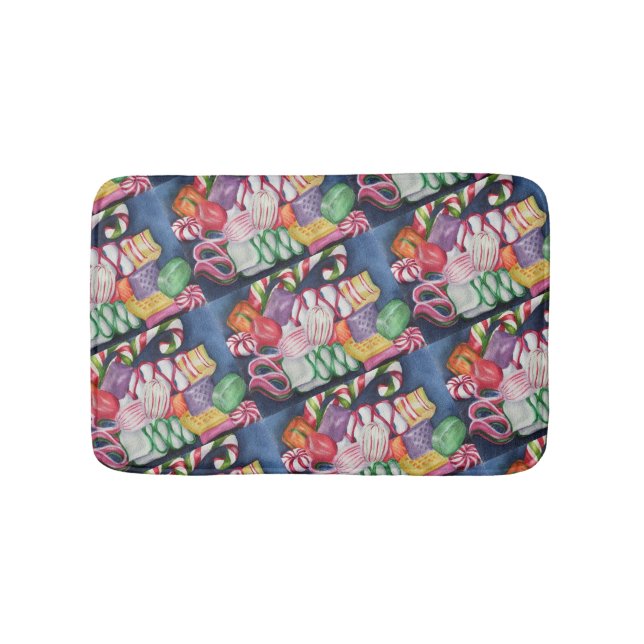 Weihnachtscreme Badematte (Vorderseite)