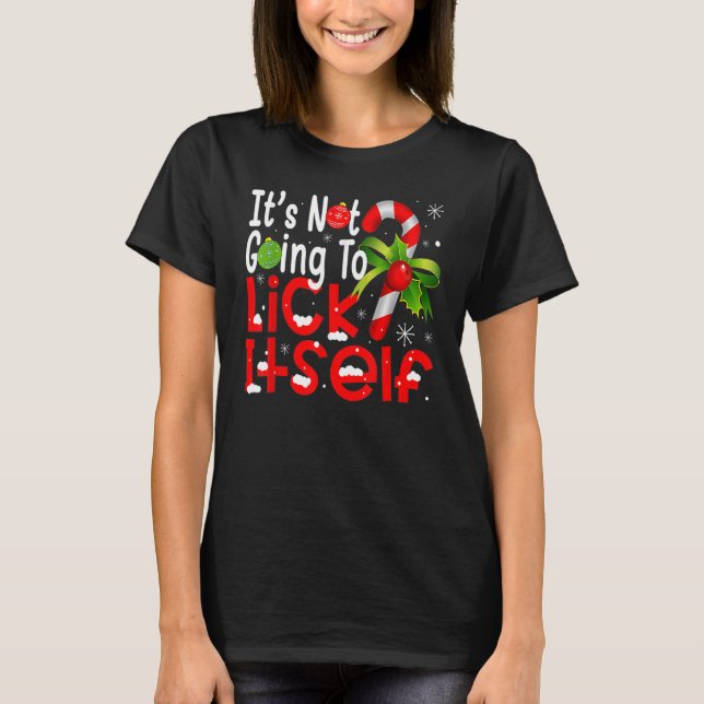 Weihnachtscreme Cane Es wird nicht sein, sich selb T-Shirt (Vorderseite)