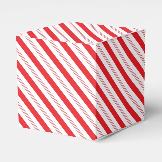 Weihnachtscreme Cane Stripe Geschenkboxen Geschenkschachtel (Vorderseite)