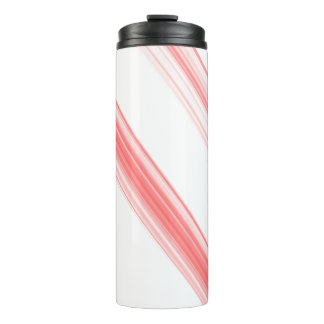 Weihnachtscreme-Cane Striped Thermal Tumbler Thermosbecher