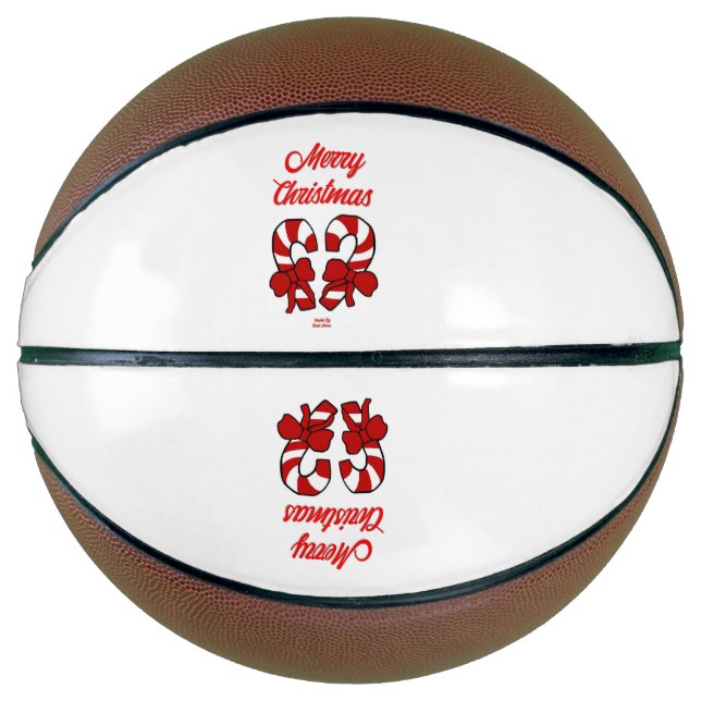 Weihnachtscreme Canes Basketball (Vorderseite)