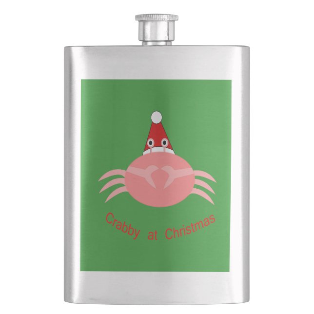Weihnachtscreme Flachmann (Vorderseite)