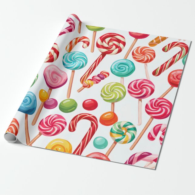 Weihnachtscreme Geschenkpapier (Ungerollt)
