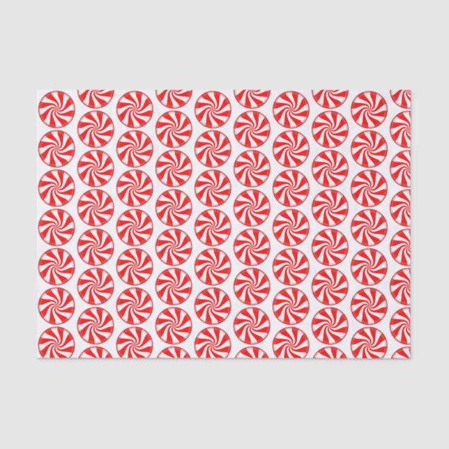 Weihnachtscreme Peppermint Seidenpapier (Vorderseite)