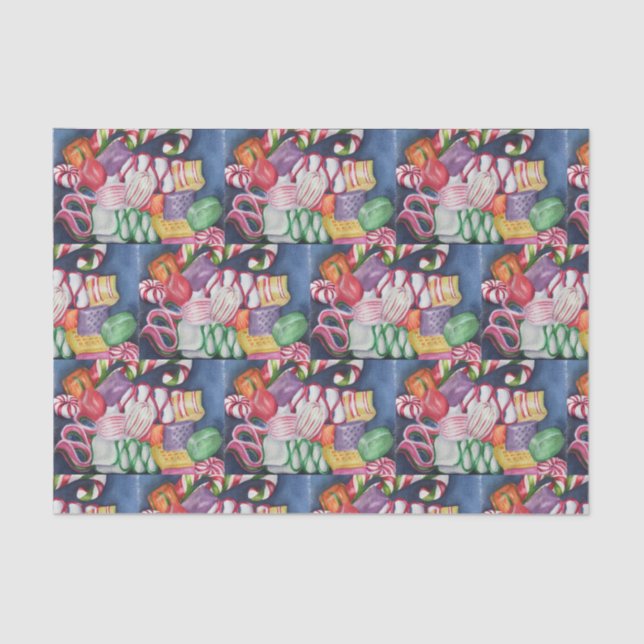 Weihnachtscreme Seidenpapier (Vorderseite)