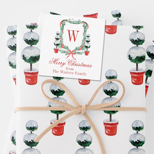 Weihnachtscreme-Wappen Mitteilungskarte (Von Creator hochgeladen)