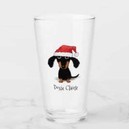 WeihnachtsDackel-Hundegewohnheit der Glas