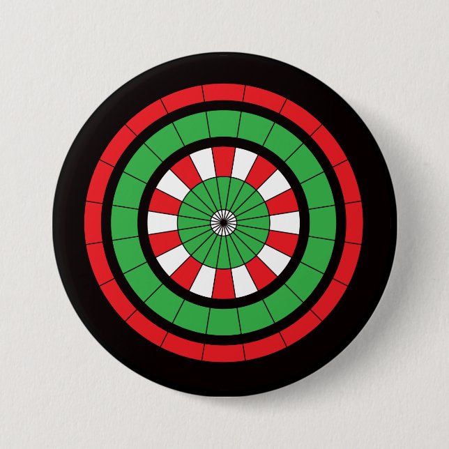Weihnachtsdartboard Button (Vorderseite)