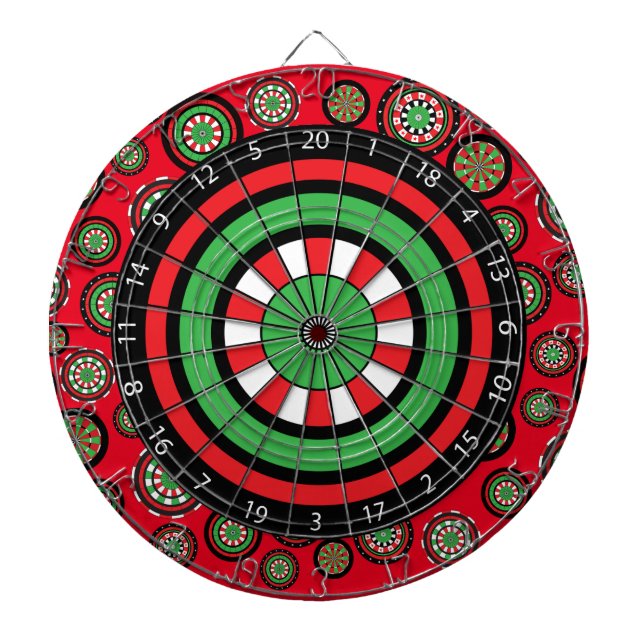 Weihnachtsdartboards Dartscheibe (vorne)