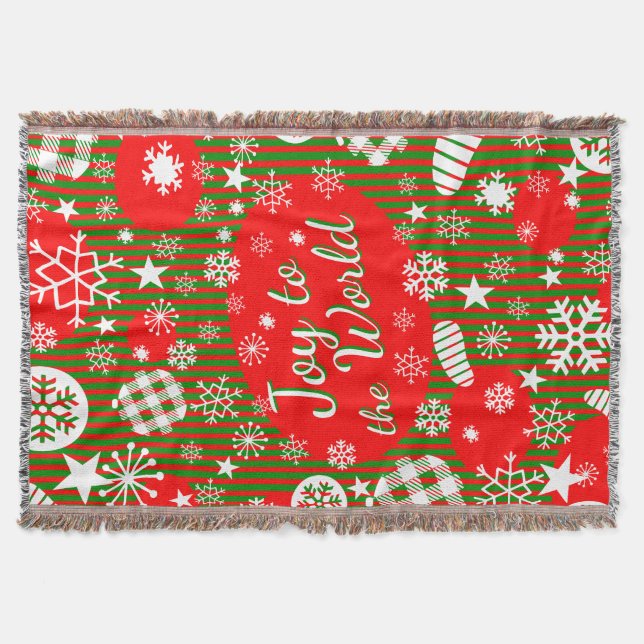 Weihnachtsdecke – Freude der Welt  Decke (Vorderseite)