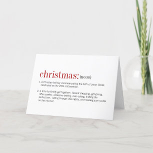 Weihnachtsdefinition gefallen feiertagskarte