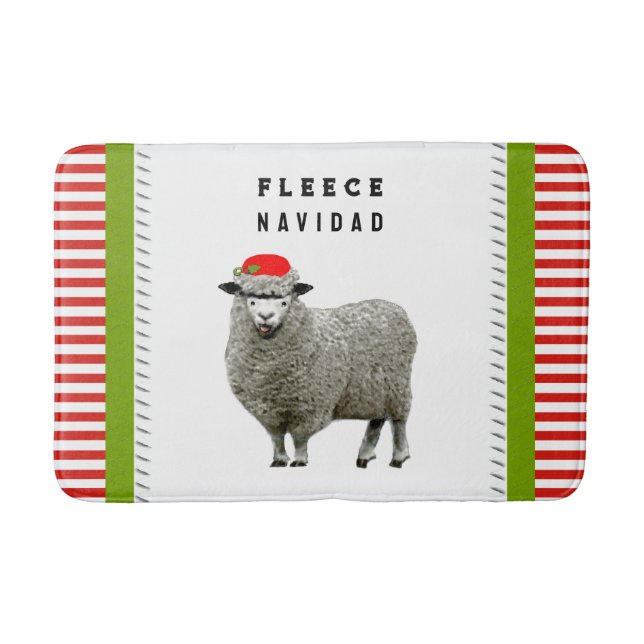 Weihnachtsdekor Badematte (Vorderseite)