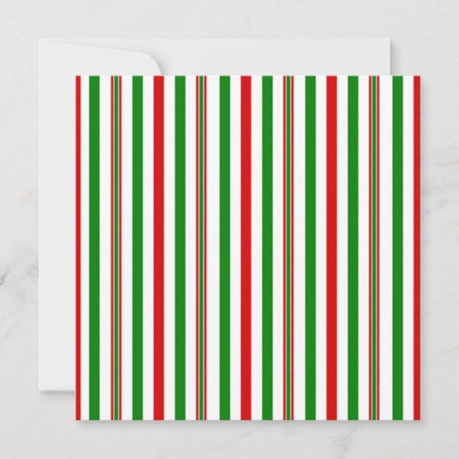 Weihnachtsdekor Einladung (Vorderseite)
