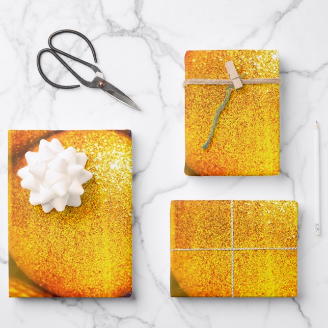 Weihnachtsdekor Geschenkpapier Set (Vorderseite)