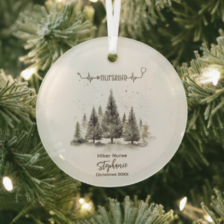 Weihnachtsdekor Outdoor Adventure Nurse Life Gesch Ornament Aus Glas