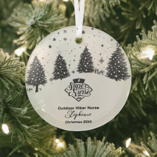 Weihnachtsdekor Outdoor Adventure Nurse Life Gesch Ornament Aus Glas