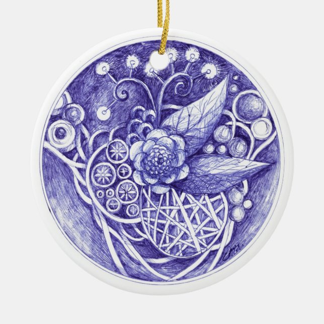 Weihnachtsdekoration 1 keramik ornament (Vorne)