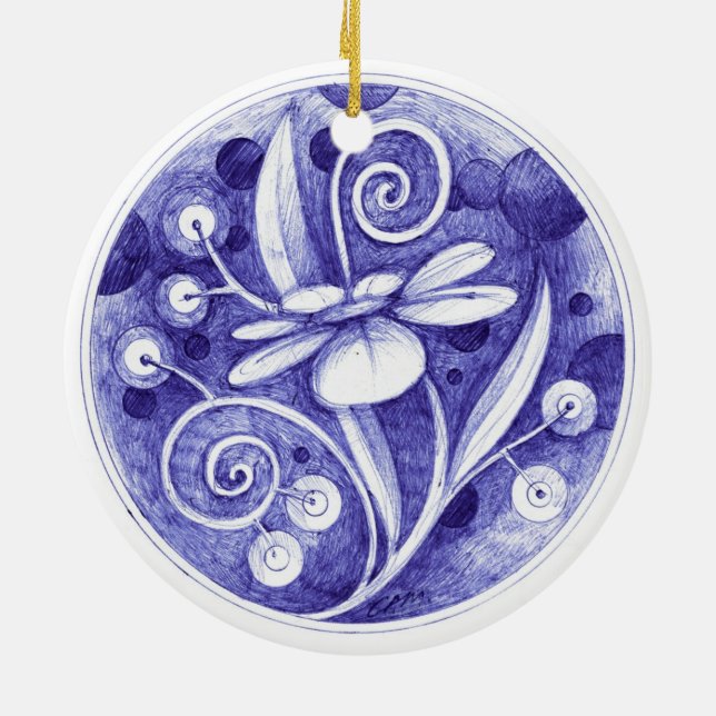 Weihnachtsdekoration 2 keramik ornament (Hinten)