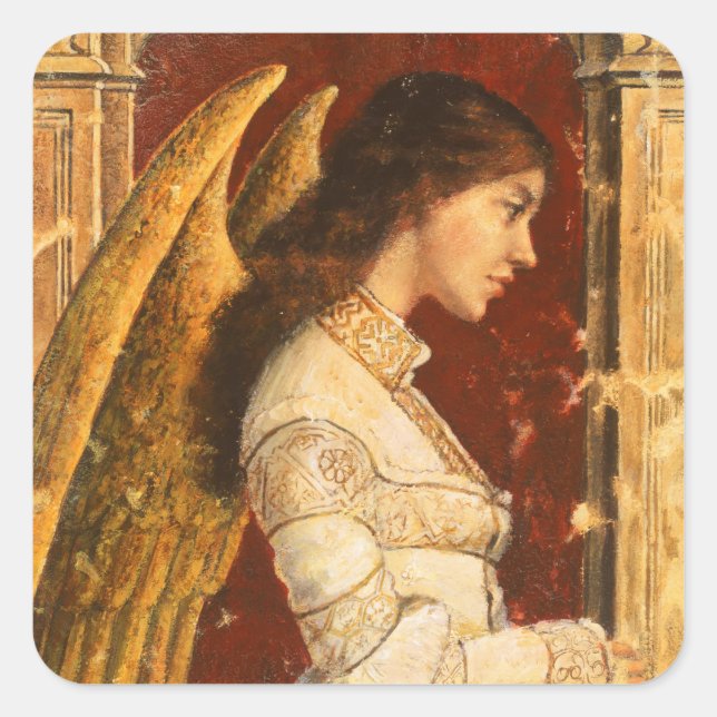 Weihnachtsdekoration Angel Umschlag Aufkleber (Vorderseite)