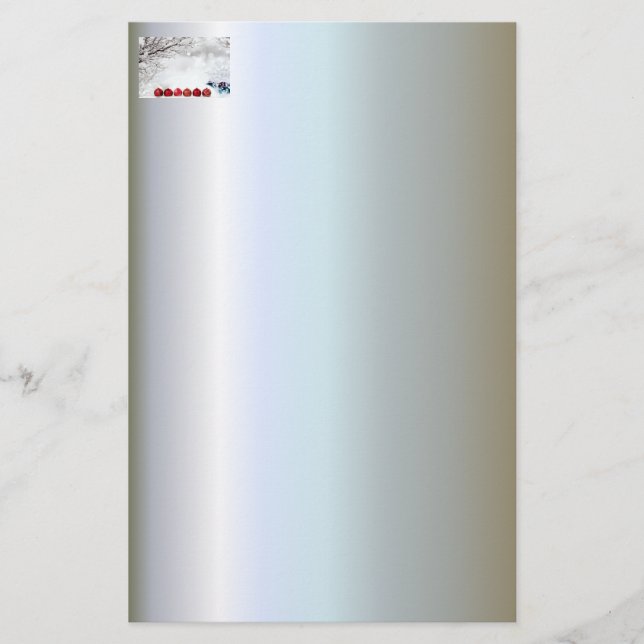 Weihnachtsdekoration Briefpapier (Vorderseite)