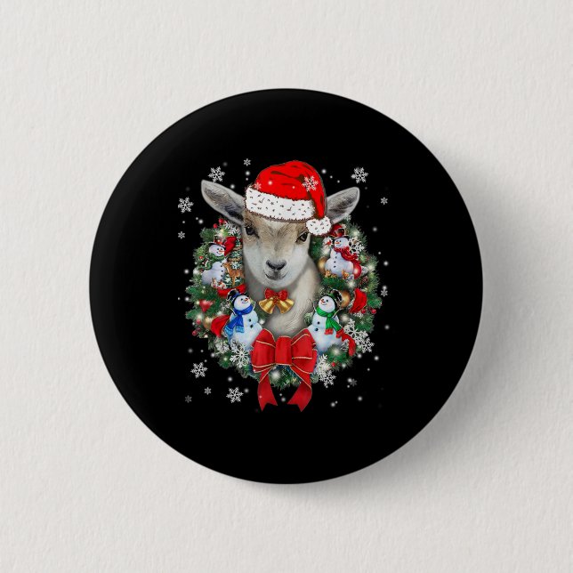 Weihnachtsdekoration Button (Vorderseite)