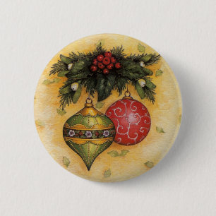 Weihnachtsdekoration Button