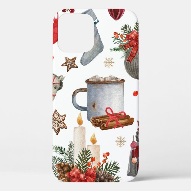 Weihnachtsdekoration Case-Mate iPhone Hülle (Rückseite)