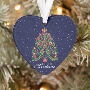 Weihnachtsdekoration des Blauen Volkes Ornament