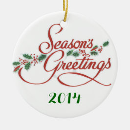 Weihnachtsdekoration des Custom Teachers Keramikornament