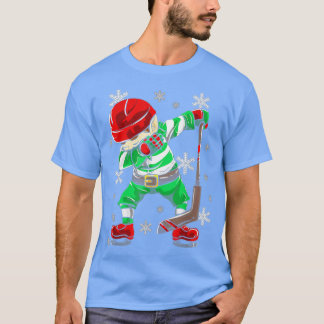 Weihnachtsdekoration des Eishockeyschlägers Xmas T-Shirt