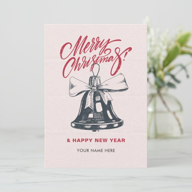 Weihnachtsdekoration Feiertagskarte (Stehend Vorderseite)