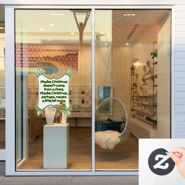 Weihnachtsdekoration Fensteraufkleber (Schaufenster)