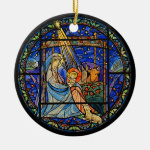 Weihnachtsdekoration für das Fenster Keramik Ornament