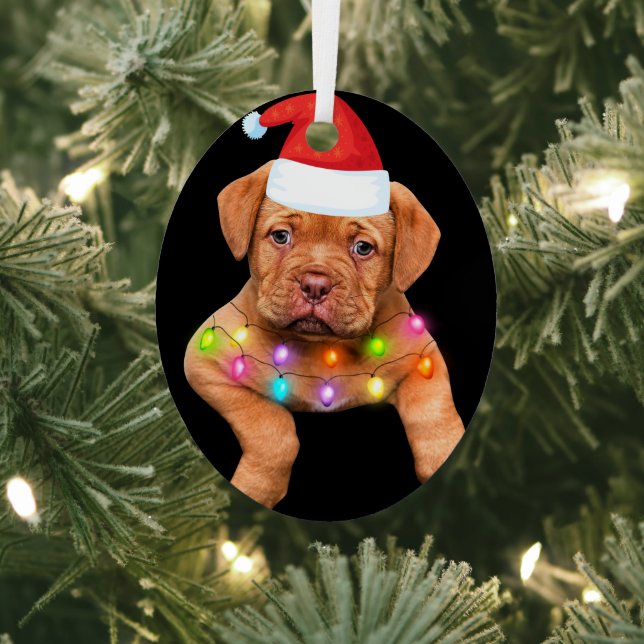 Weihnachtsdekoration für Hundefreunde p Ornament Aus Metall (InSitu)