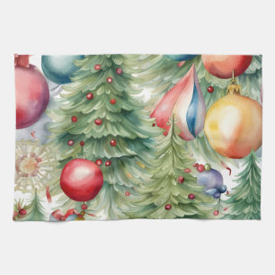 Weihnachtsdekoration Geschirrtuch