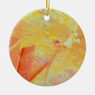 Weihnachtsdekoration im Sonnenschein-Design Keramik Ornament