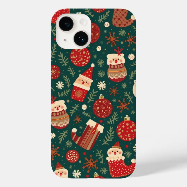 Weihnachtsdekoration iPhone 14 Fall Case-Mate iPhone Hülle (Rückseite)