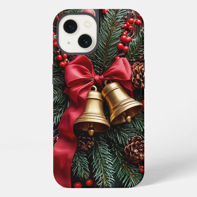 Weihnachtsdekoration iPhone Hülle (Rückseite)