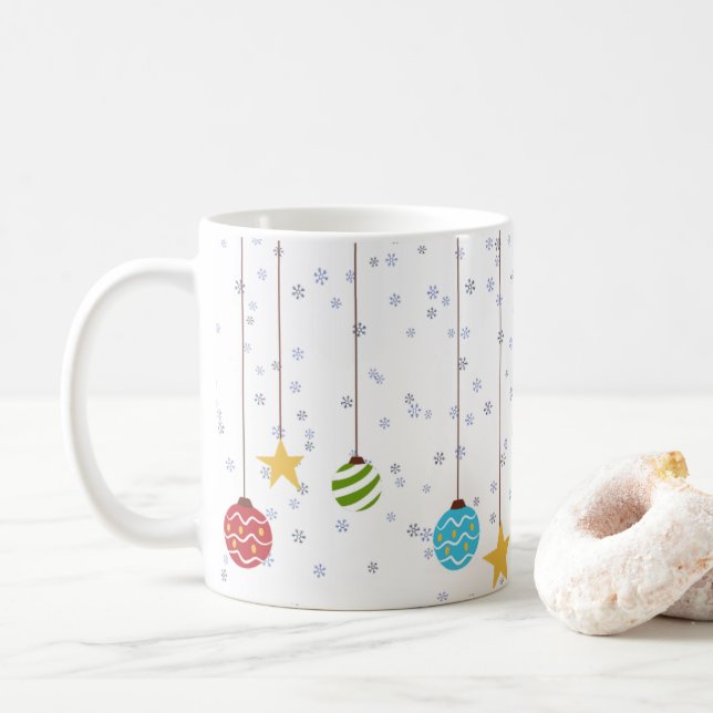 Weihnachtsdekoration  kaffeetasse (Mit Donut)