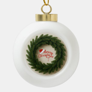 Weihnachtsdekoration keramik Kugel-Ornament