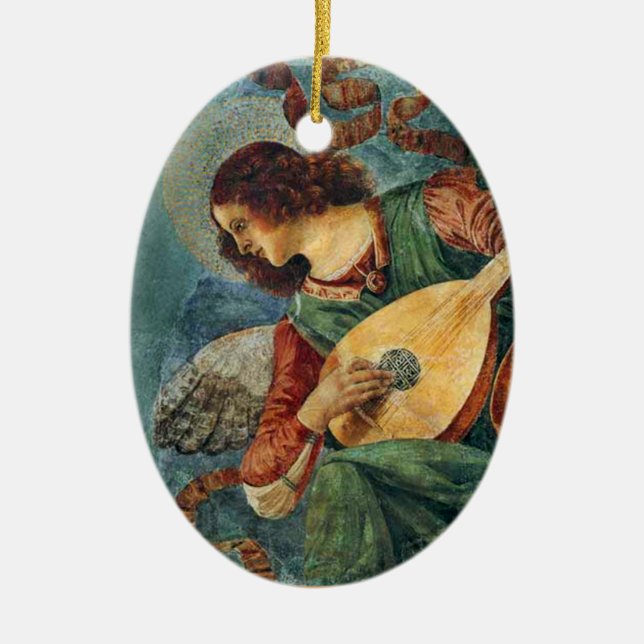 Weihnachtsdekoration Keramik Ornament (Vorne)