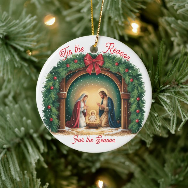 Weihnachtsdekoration Keramik Ornament (Baum)