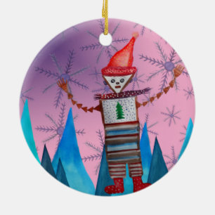 Weihnachtsdekoration Keramik Ornament