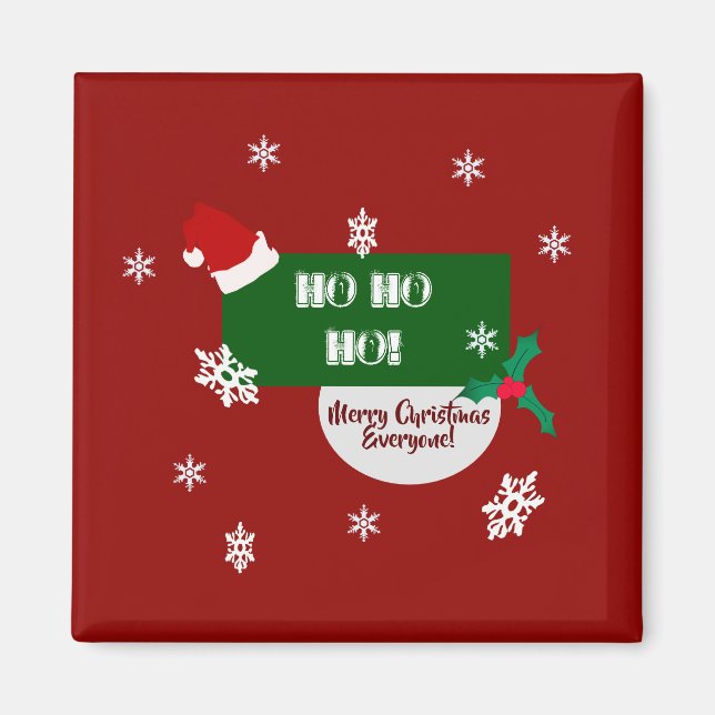 Weihnachtsdekoration - Kühlschrankmagnet Magnet (Vorne)