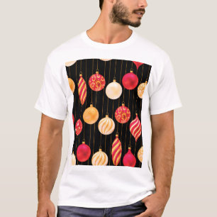 Weihnachtsdekoration Muster T-Shirt