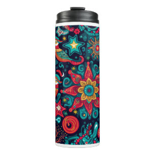 Weihnachtsdekoration Muster Thermal Tumbler Thermosbecher