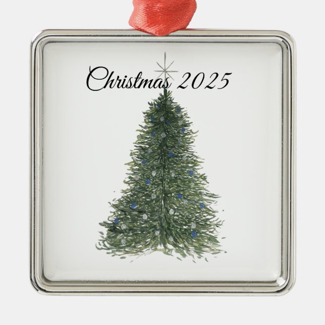 Weihnachtsdekoration Ornament Aus Metall (Vorne)